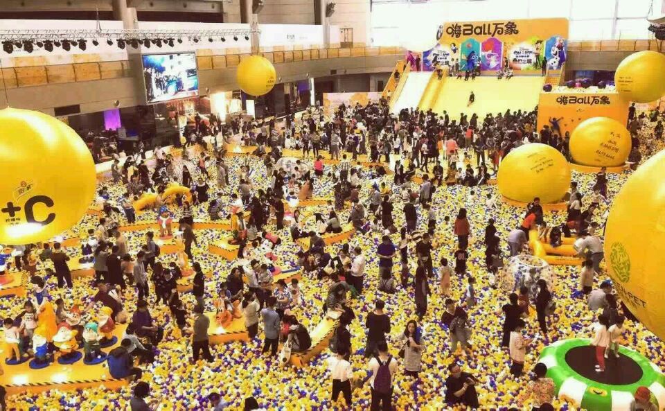 百万海洋球互动体验 商场与景区的吸睛利器